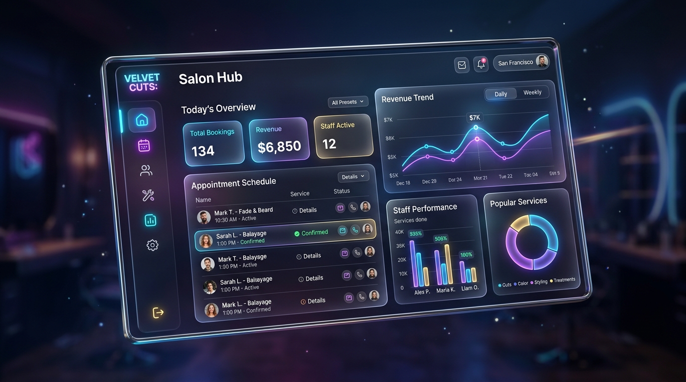 BeleSaaS Dashboard 3D